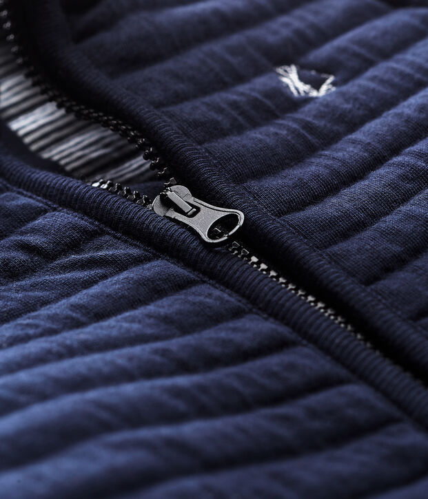 Giubbotto sm in tubique trapuntato maschietto blu