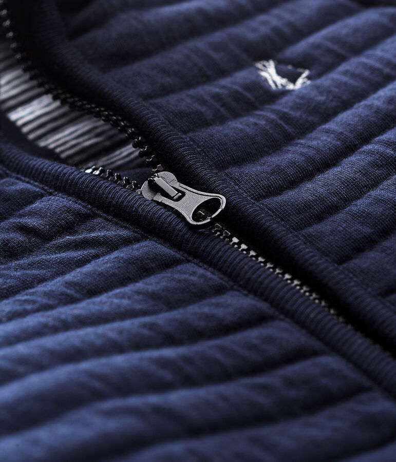 Giubbotto sm in tubique trapuntato maschietto blu SMOKING