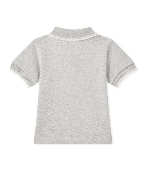 Polo per bebè maschio grigio BELUGA CHINE