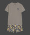 Pigiama short in cotone junior bianco MARSHMALLOW/bianco MULTICO