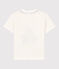 T-shirt maniche corte in jersey bambino bianco MARSHMALLOW