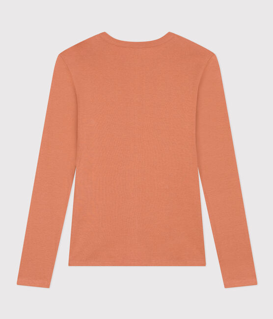 T-shirt L'ICONIQUE girocollo in cotone Donna rosa SIENNA
