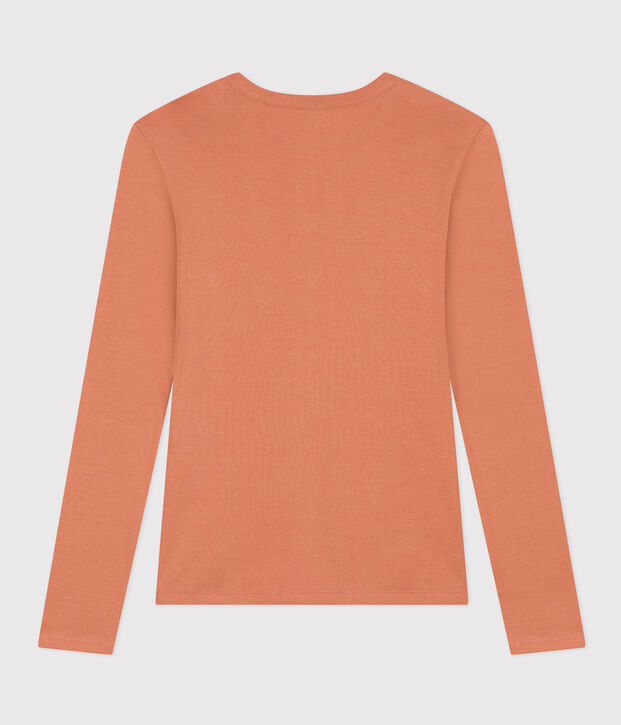 T-shirt L'ICONIQUE girocollo in cotone Donna rosa