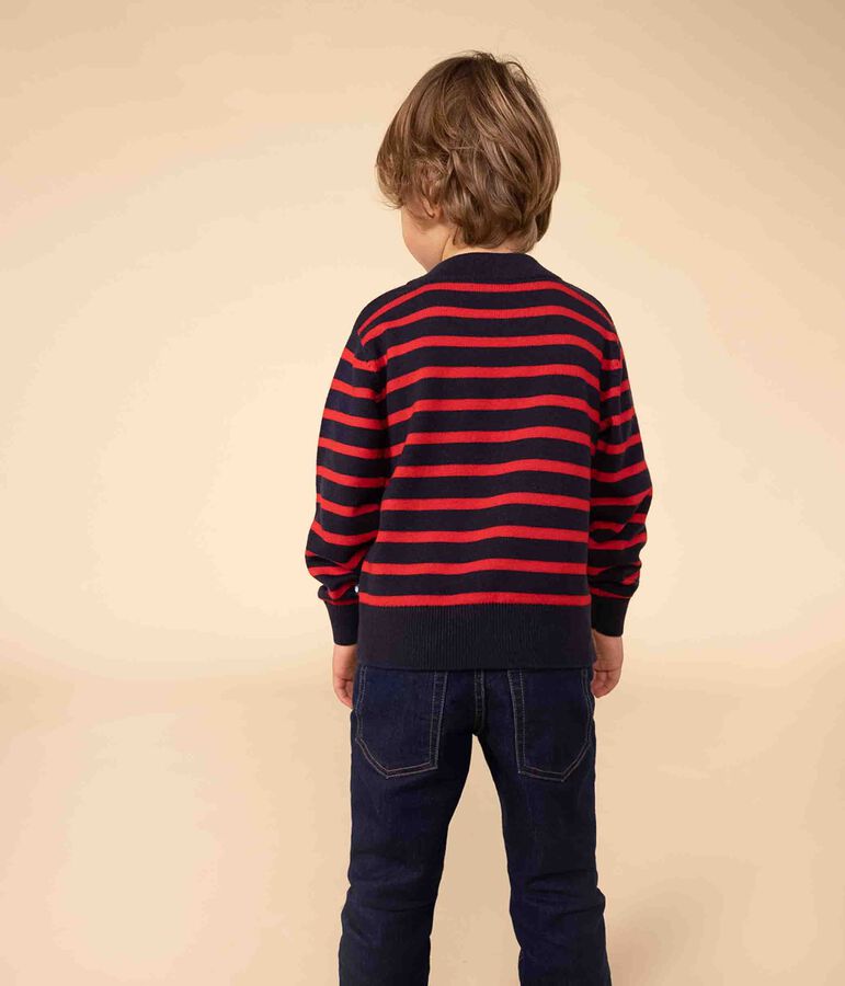 Maglione alla marinara in lana e cotone bambino unisex SMOKING/ CORRIDA
