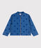 Giacca in cotone a cuori bambina blu ALASKA FONCE/ MEDIEVAL