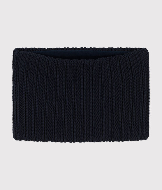 Snood in maglia foderata in pile bambino blu SMOKING