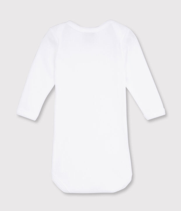Body bianco manica lunga beb&egrave; bianco