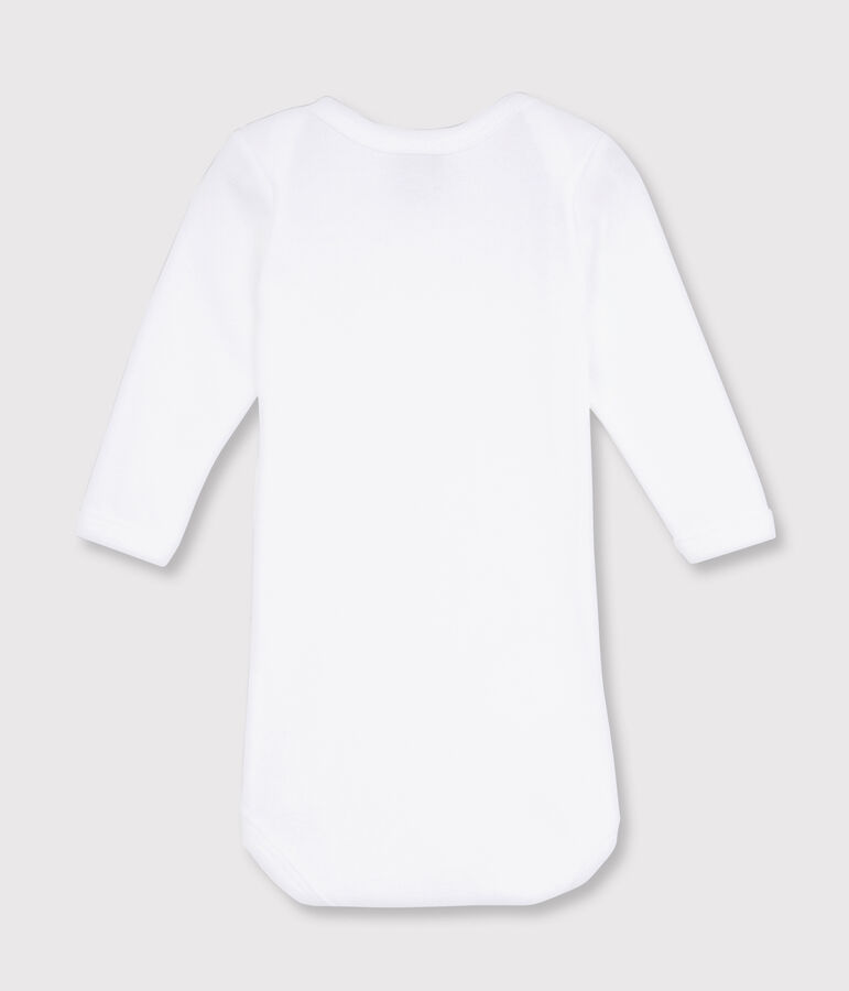 Body bianco manica lunga beb&egrave; bianco