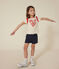 T-shirt in jersey bambina ecru AVALANCHE