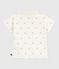 Polo a maniche corte in cotone con barchette vintage stampate neonato rosso MILK/ POMPEI