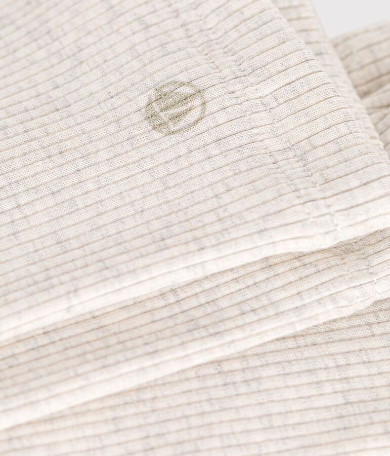 Leggings bambina beige