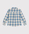 Camicia in flanella bambino blu BEACH/ AVALANCHE