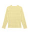 Marinière iconica uomo bianco MARSHMALLOW/giallo BAMBOO