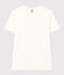 T-shirt Iconica a maniche corte a coste tinta unita donna bianco ECUME