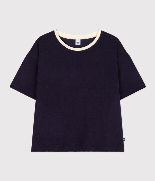 T-shirt LE BOXY in spugna di cotone donna SMOKING