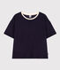 T-shirt LE BOXY in spugna di cotone donna