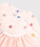 Pigiama maschera ballerina bambina a costine rosa FLEUR/bianco MULTICO