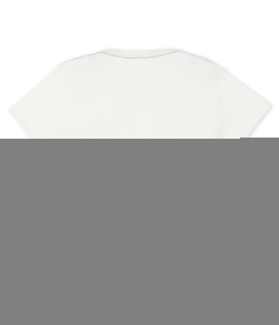 Tee shirt manches courtes bébé garçon bianco MARSHMALLOW CN