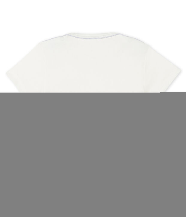 Tee shirt manches courtes b&eacute;b&eacute; gar&ccedil;on bianco