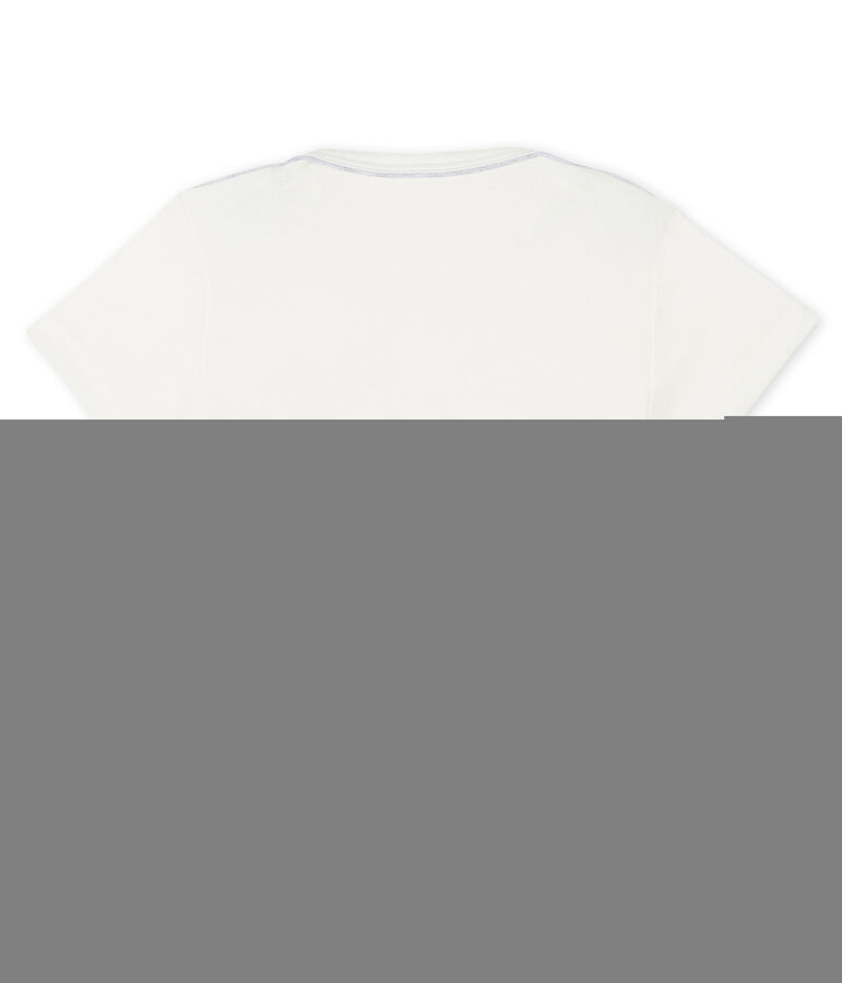 Tee shirt manches courtes b&eacute;b&eacute; gar&ccedil;on bianco
