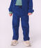 Pantaloni dritti in velluto blu