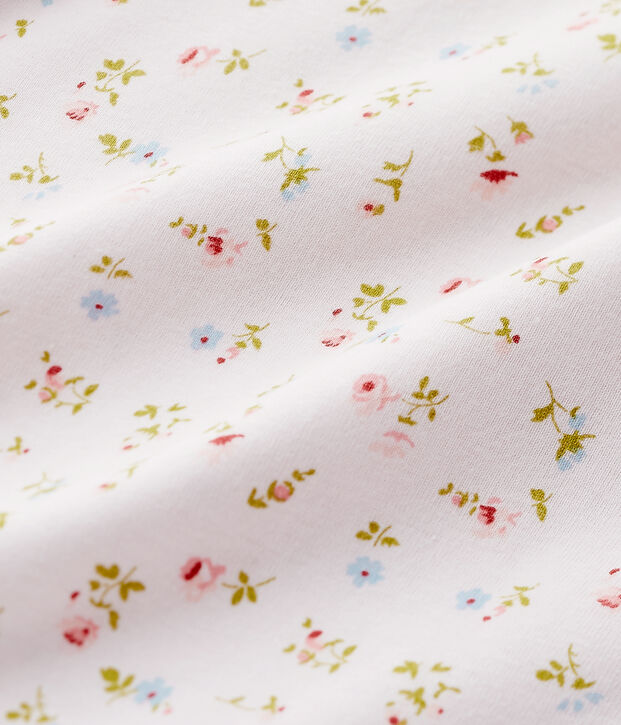 Chemise de nuit fille &agrave; imprim&eacute; petites fleurs rosa/multicolore