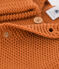 Cardigan bebè in tricot in cotone a punto legaccio marrone ECUREUIL