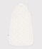 Sacco nanna per neonato in cotone stampato TOG 1.5 bianco/blu