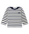 Marinière iconica bebè unisex beige COQUILLE/blu SMOKING