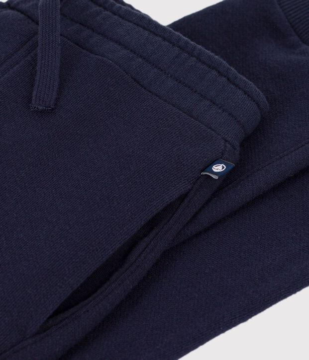 Joggers in cotone tinta unita bambina SMOKING