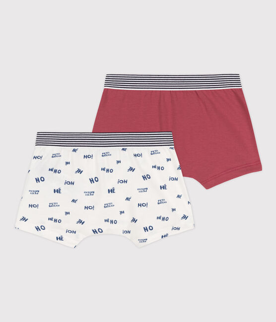 Confezione da 2 boxer bambino in cotone ed elastan variante 1