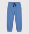 Joggers in cotone bambino blu