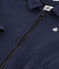 Tutina lunga in jersey spesso per neonati blu SMOKING