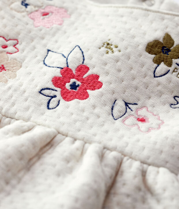 Abito trapuntato beb&egrave;. beige