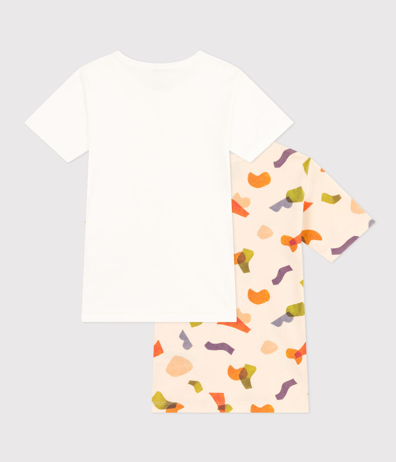 Confezione da 2 t-shirt bambino a maniche corte in cotone variante 1