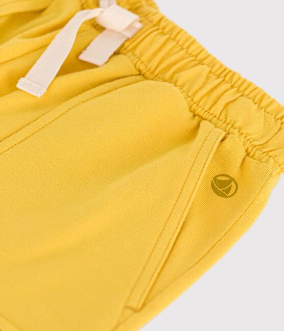 Shorts in cotone bambino giallo NECTAR