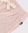 Pantaloni in tubique trapuntato neonato rosa SALINE