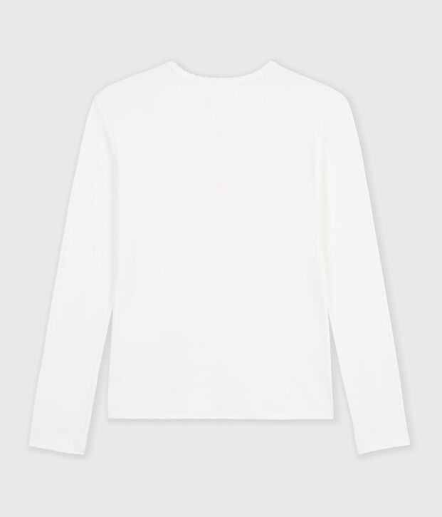 T-shirt L'ICONIQUE cocotte in cotone Donna bianco