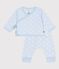 Set 2 pezzi lungo in cotone con balene stampate neonato blu TOUDOU/ MILK