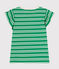 T-shirt bambina in jersey leggero a righe PRADO/ AVALANCHE