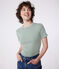 T-shirt L'Iconique in cotone a righe donna PALMERAIE/ MARSHMALLOW