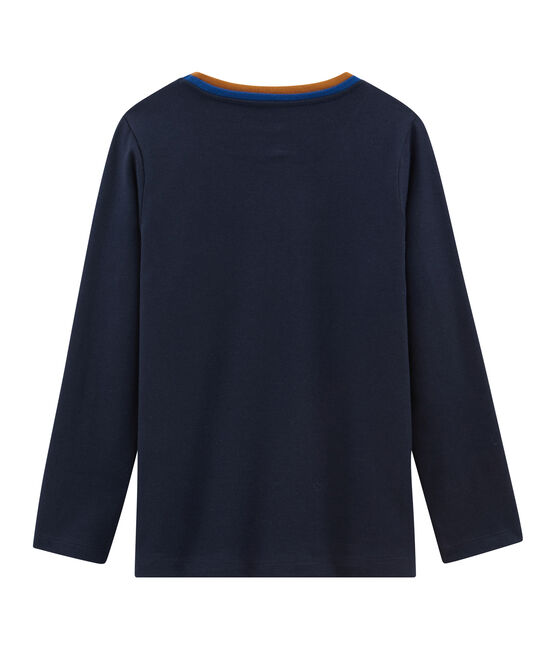 T-shirt a manica lunga bambino blu SMOKING