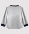 T-shirt bebè maschio bianco MARSHMALLOW/blu SMOKING