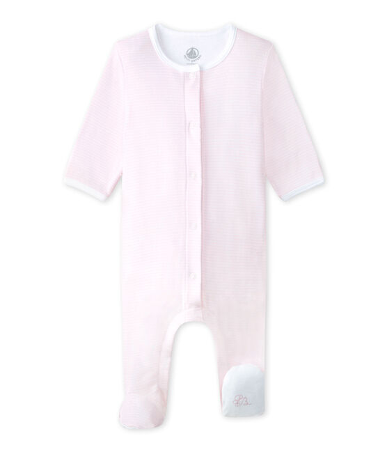 Bodygiama Bebé unisex rosa VIENNE/bianco ECUME