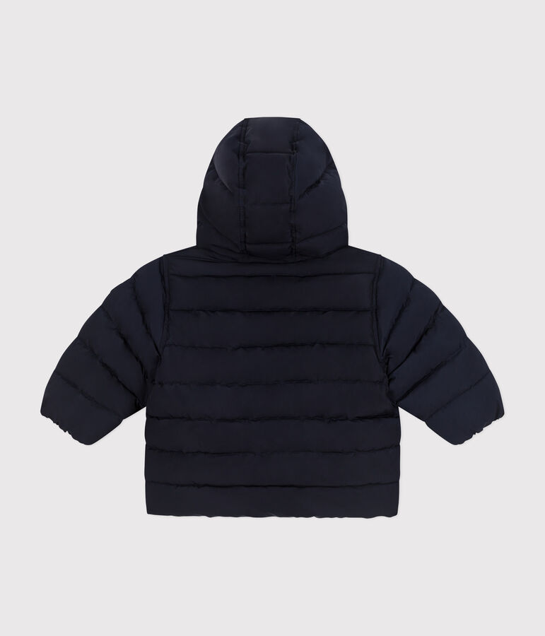 Piumino foderato in pile per beb&egrave; blu