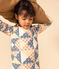 Pigiama patchwork bambina in cotone bianco AVALANCHE/ MULTICO