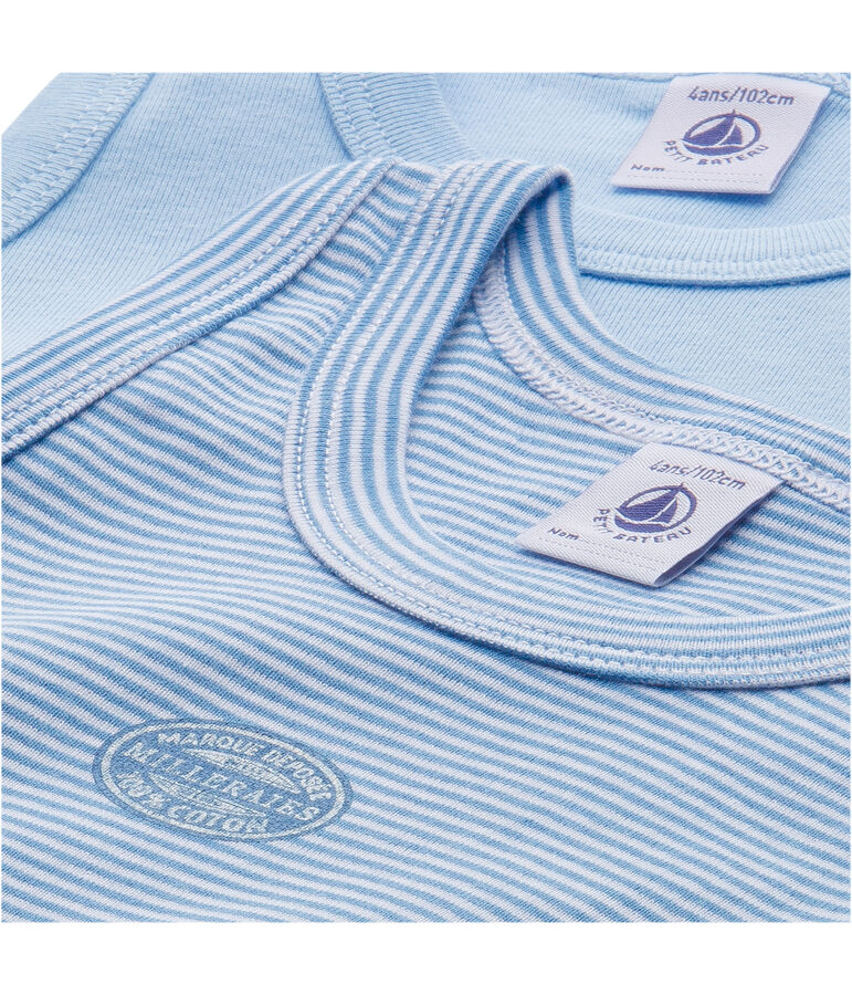 Lot de 2 d&eacute;bardeurs gar&ccedil;on ray&eacute;s milleraies lotto .