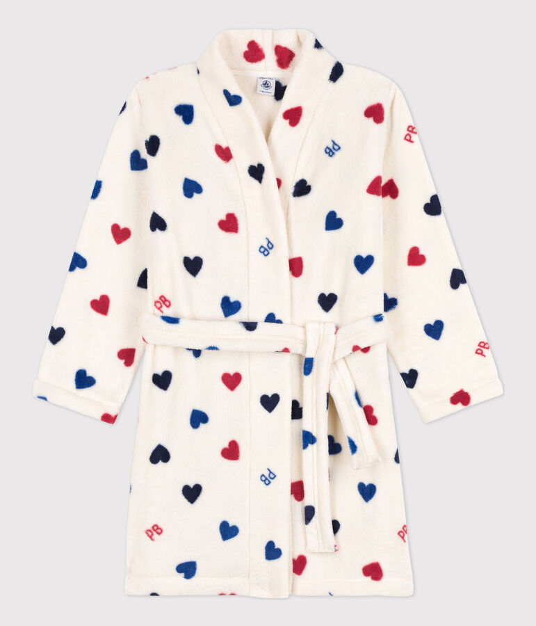 Vestaglia in pile unisex bianco AVALANCHE/ MULTICO