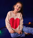 Maglione in misto lana e cotone bambina 