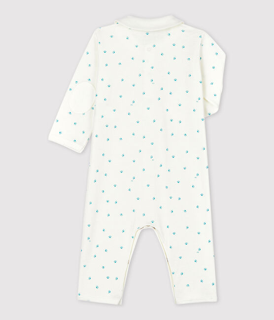 Tutina pigiama senza piedi orme bebè in cotone bianco MARSHMALLOW/bianco MISTIGRI